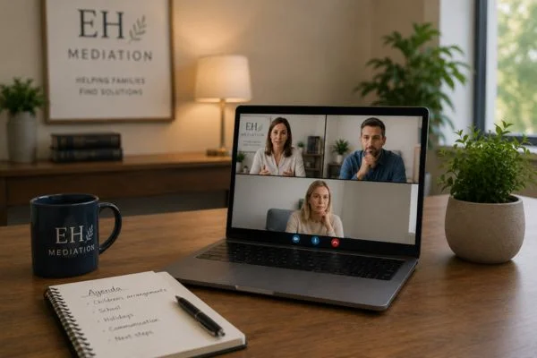 child access mediation Frome online meeting.
